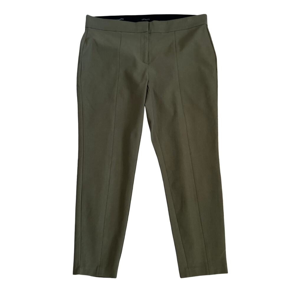 Talbots Pants Womens Plus Sz 18W Portland Olive Green Career Dress Portland Pant
